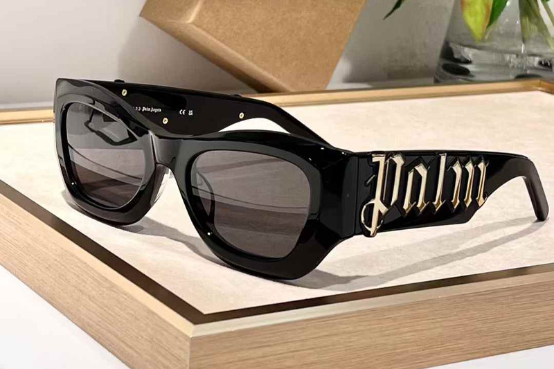 PERI039 Sunglasses Black Gold Gray