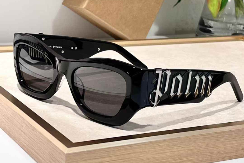 PERI039 Sunglasses Black Gunmetal Gray