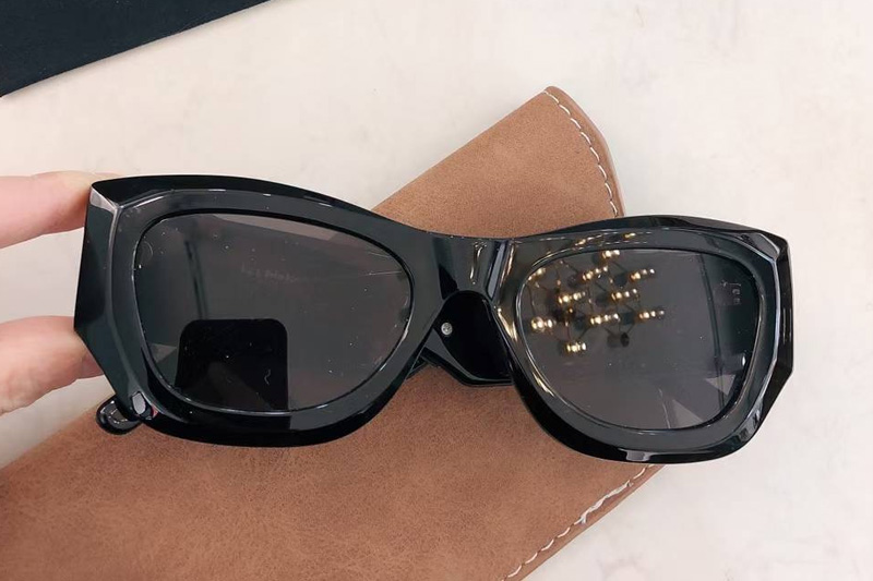 PERI039 Sunglasses Black Gunmetal Gray