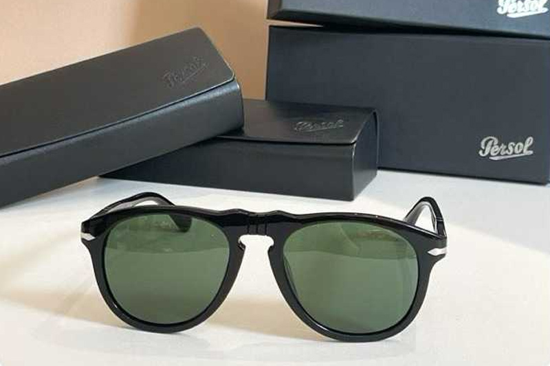 PL649S Sunglasses Black Green