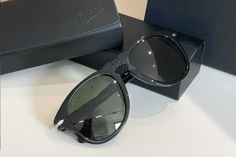 PL649S Sunglasses Black Green