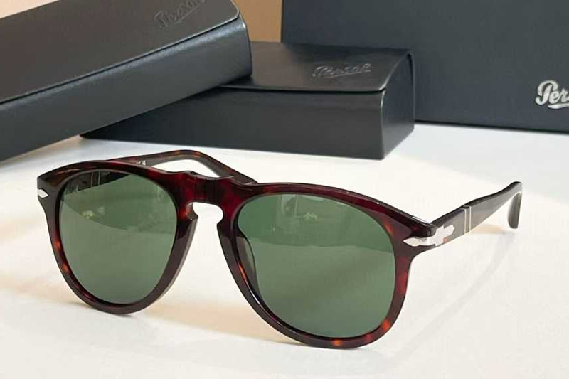 PL649S Sunglasses Tortoise Green