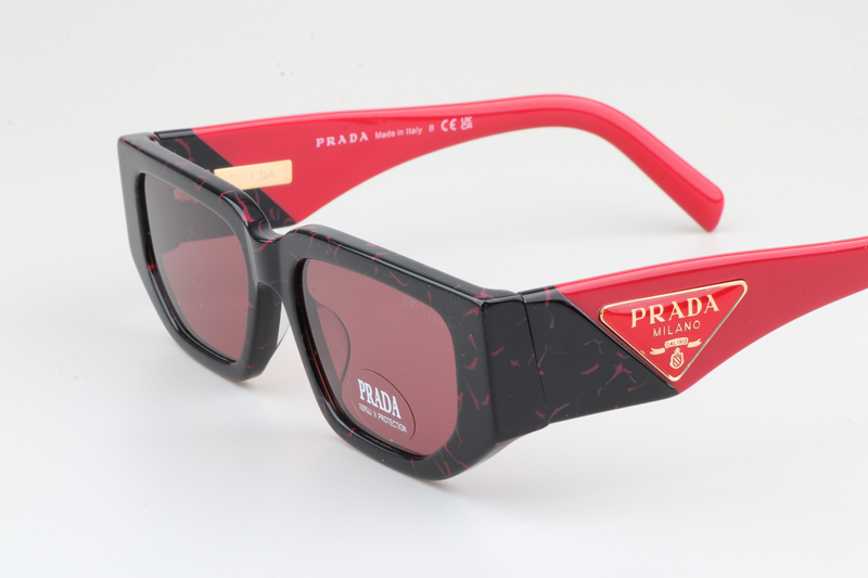 PR09Z Sunglasses Black Red Pink