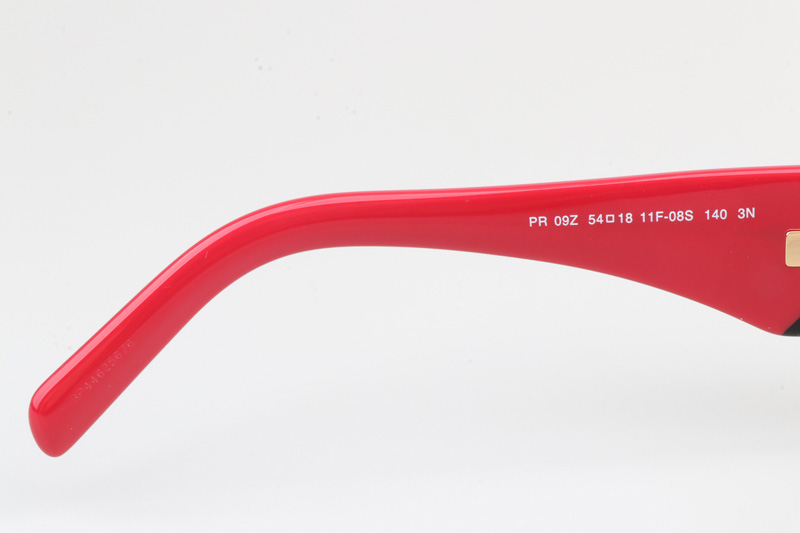 PR09Z Sunglasses Black Red Pink