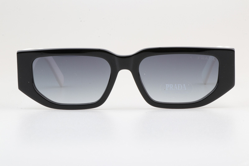 PR09Z Sunglasses Black White Gradient Gray