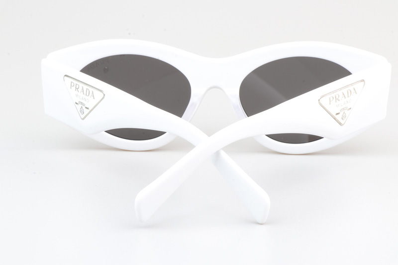 PR20ZS Sunglasses White Gray