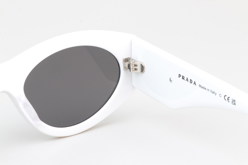 PR20ZS Sunglasses White Gray