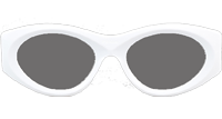 PR20ZS Sunglasses White Gray