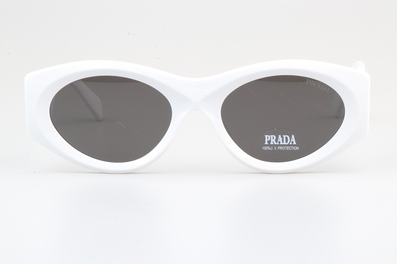 PR20ZS Sunglasses White Gray