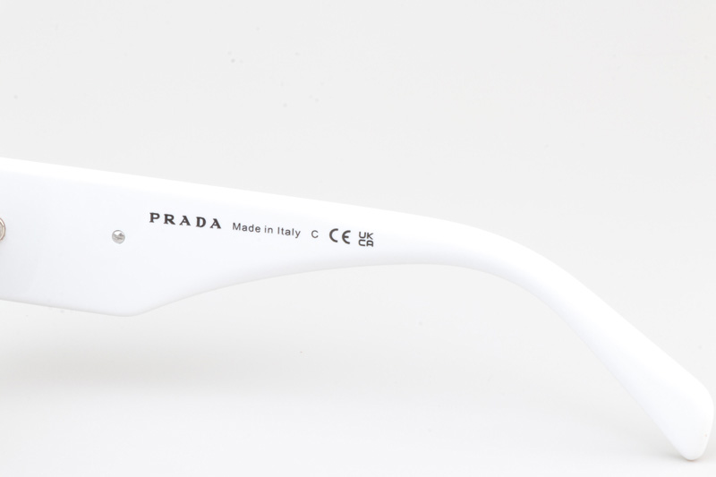 PR20ZS Sunglasses White Gray