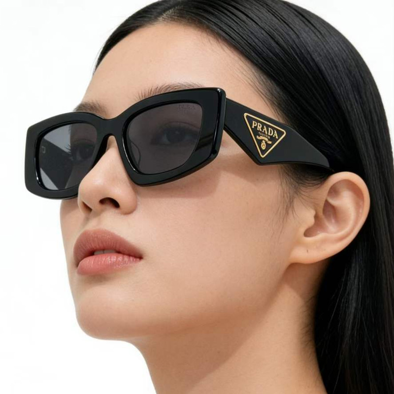PR2200S Sunglasses Black Gold Gray