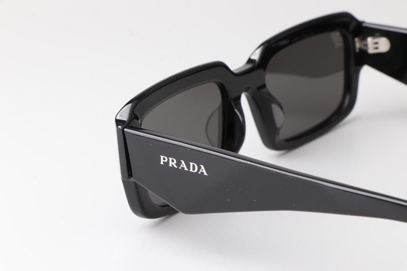 PR27ZS Sunglasses Black Gray