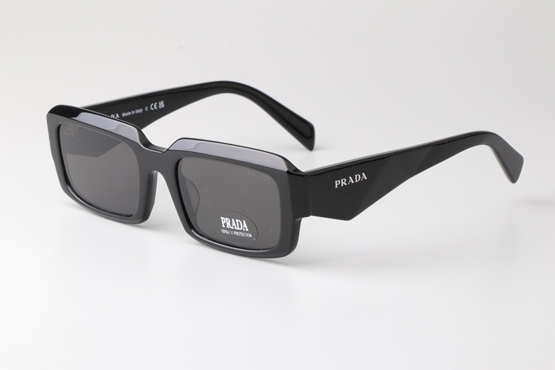 PR27ZS Sunglasses Black Gray