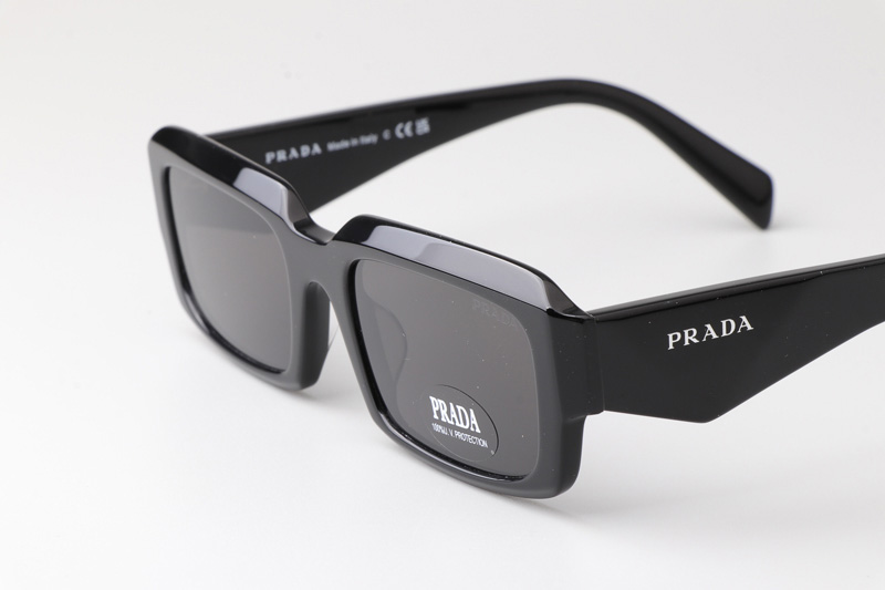 PR27ZS Sunglasses Black Gray