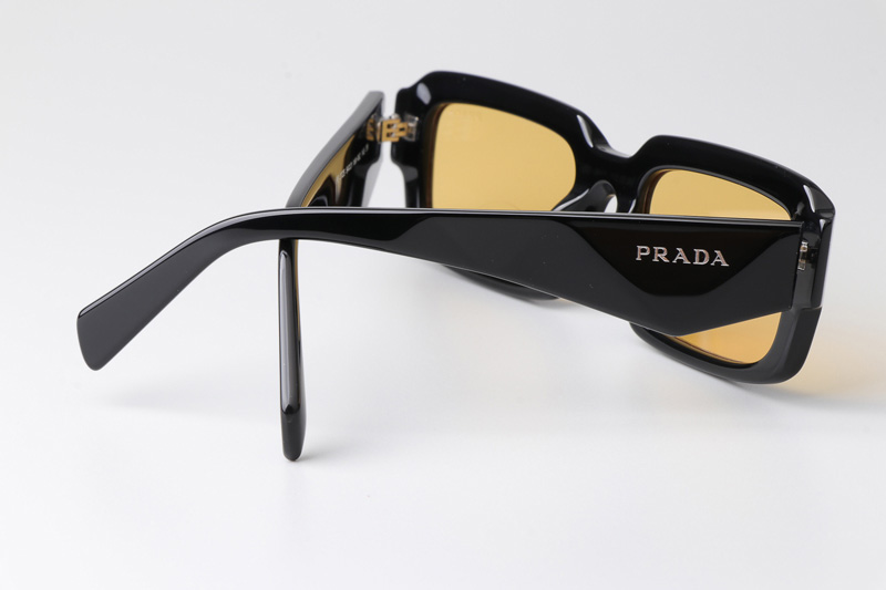 PR27ZS Sunglasses Black Yellow