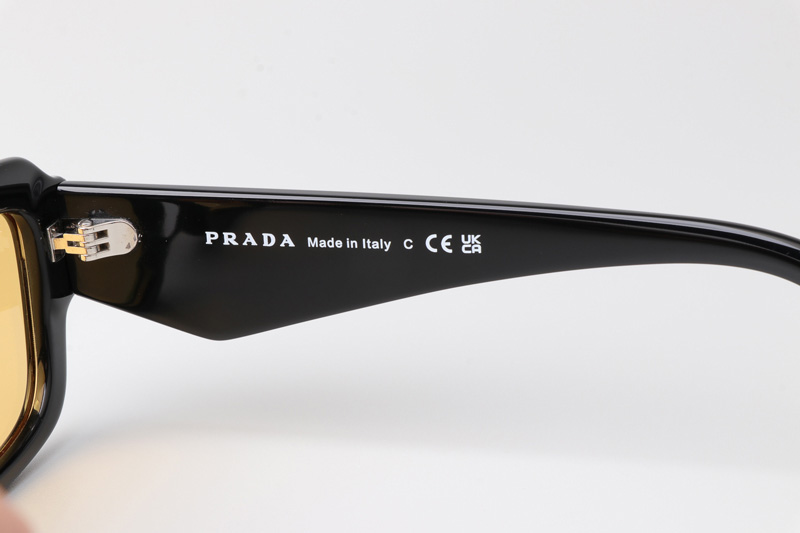 PR27ZS Sunglasses Black Yellow