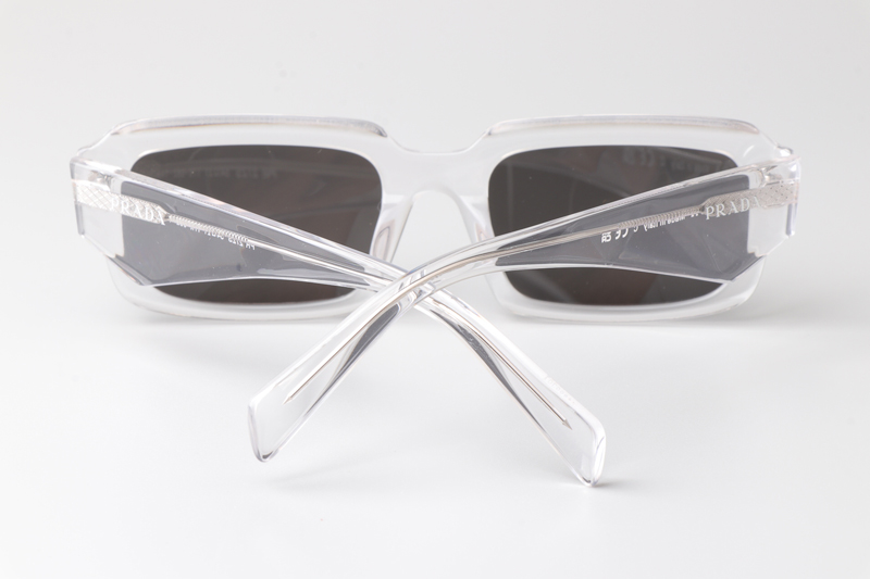 PR27ZS Sunglasses Clear Gray