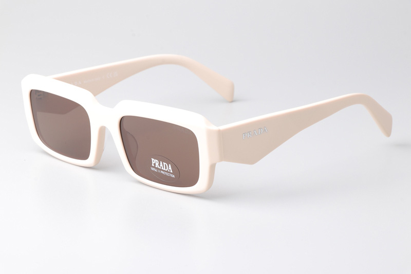 PR27ZS Sunglasses Cream Brown