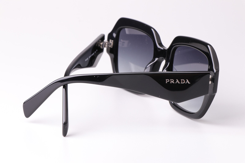 PR28ZS Sunglasses Black Gradient Gray