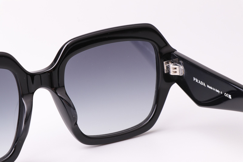 PR28ZS Sunglasses Black Gradient Gray