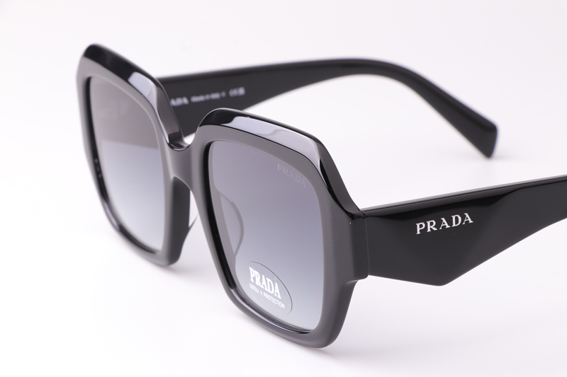 PR28ZS Sunglasses Black Gradient Gray
