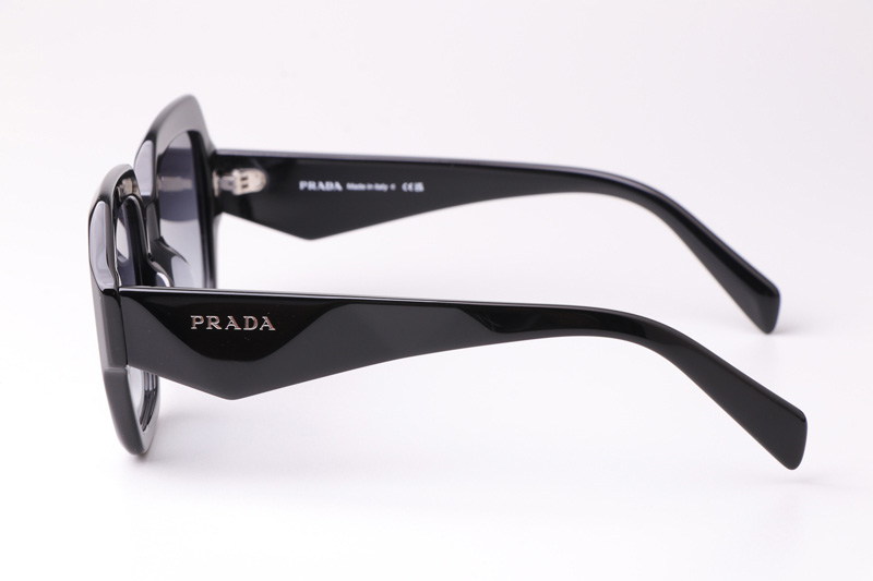 PR28ZS Sunglasses Black Gradient Gray