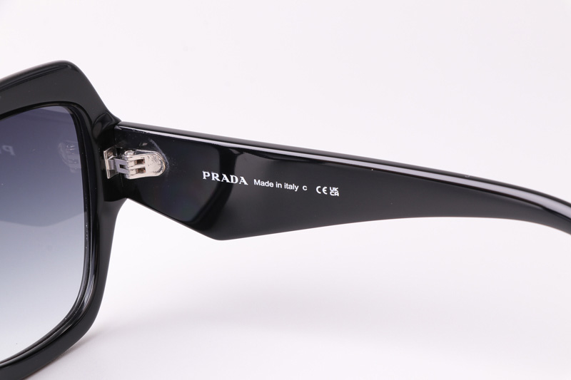 PR28ZS Sunglasses Black Gradient Gray