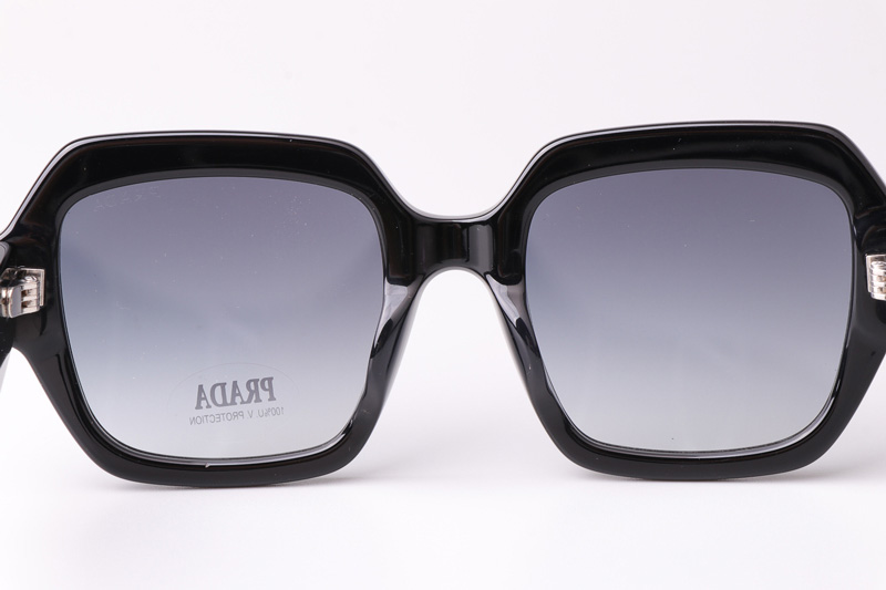 PR28ZS Sunglasses Black Gradient Gray