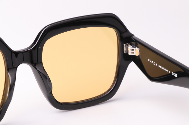 PR28ZS Sunglasses Black Yellow