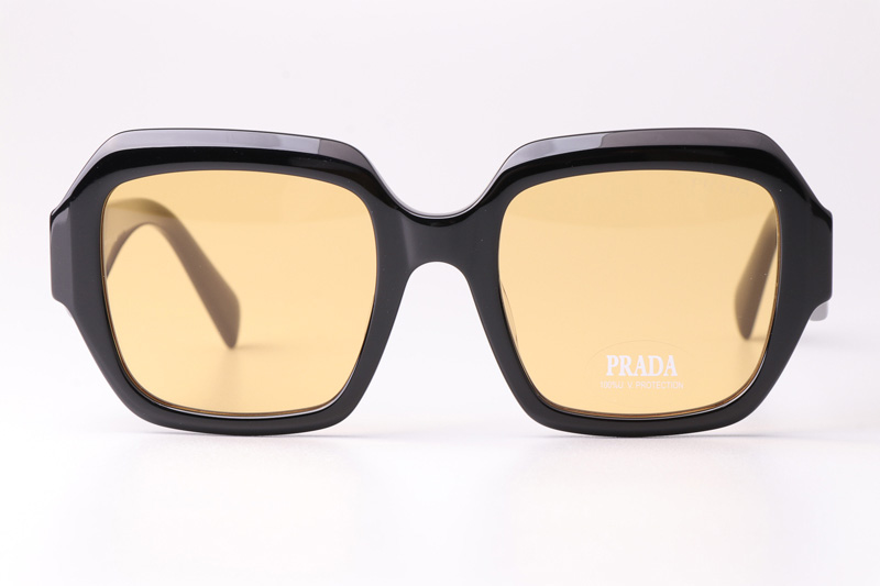 PR28ZS Sunglasses Black Yellow