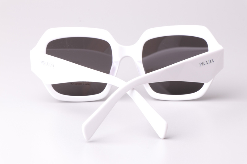 PR28ZS Sunglasses White Gray