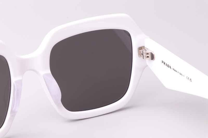 PR28ZS Sunglasses White Gray