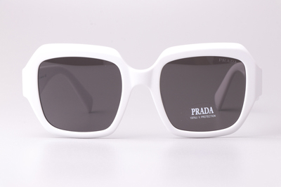 PR28ZS Sunglasses White Gray