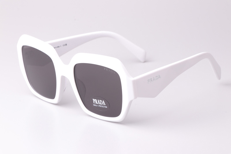 PR28ZS Sunglasses White Gray