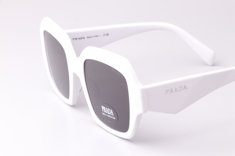 PR28ZS Sunglasses White Gray