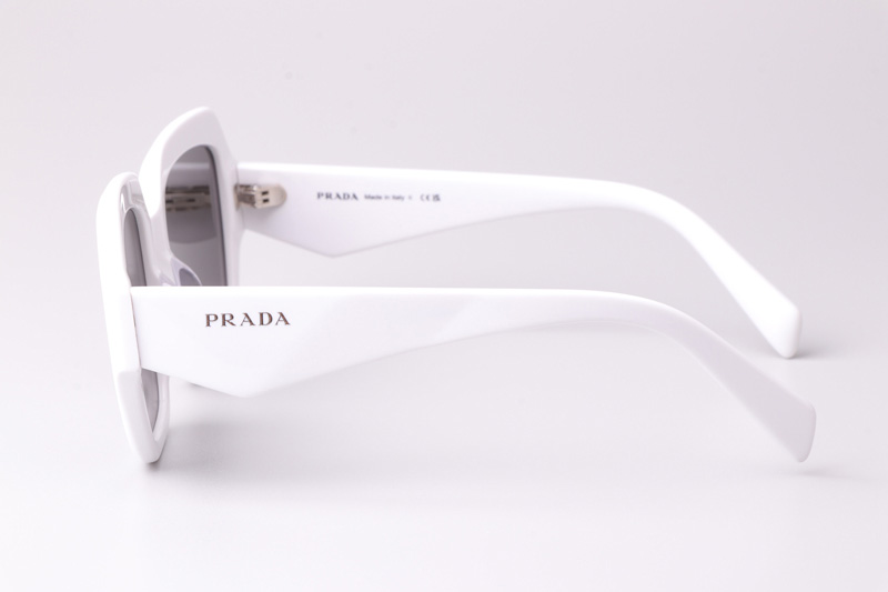 PR28ZS Sunglasses White Gray