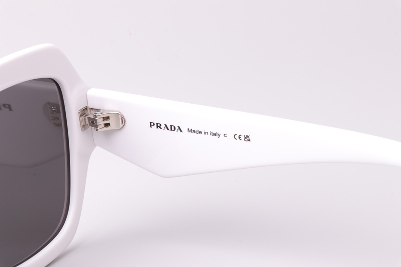 PR28ZS Sunglasses White Gray