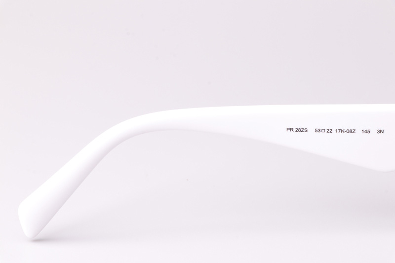 PR28ZS Sunglasses White Gray