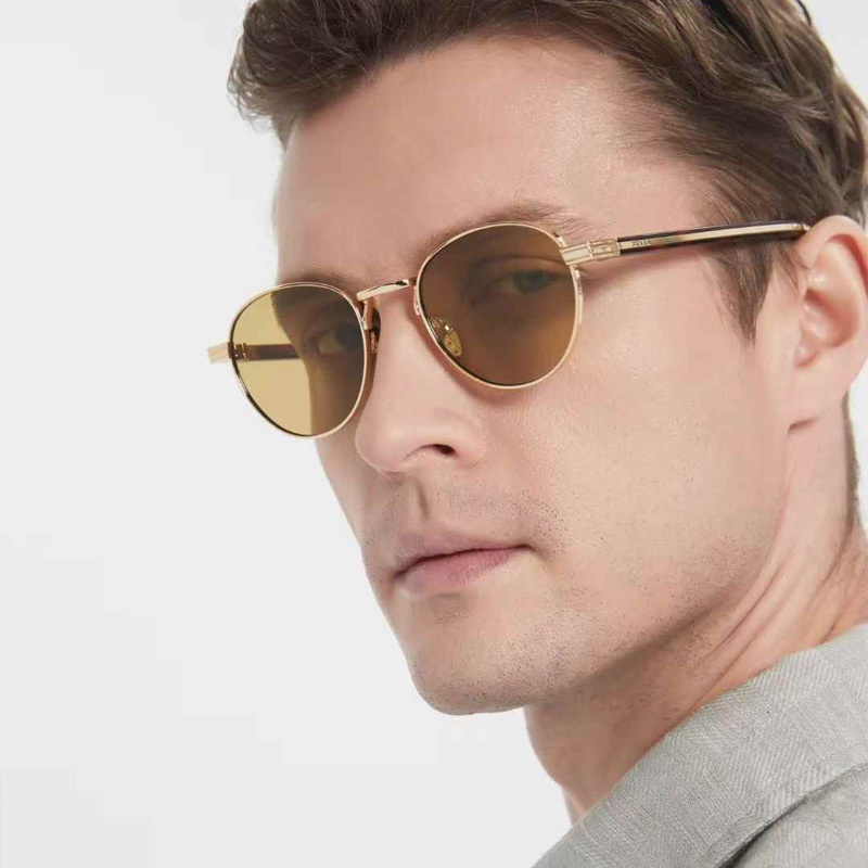 PRB52S Sunglasses Gold Tortoise Green