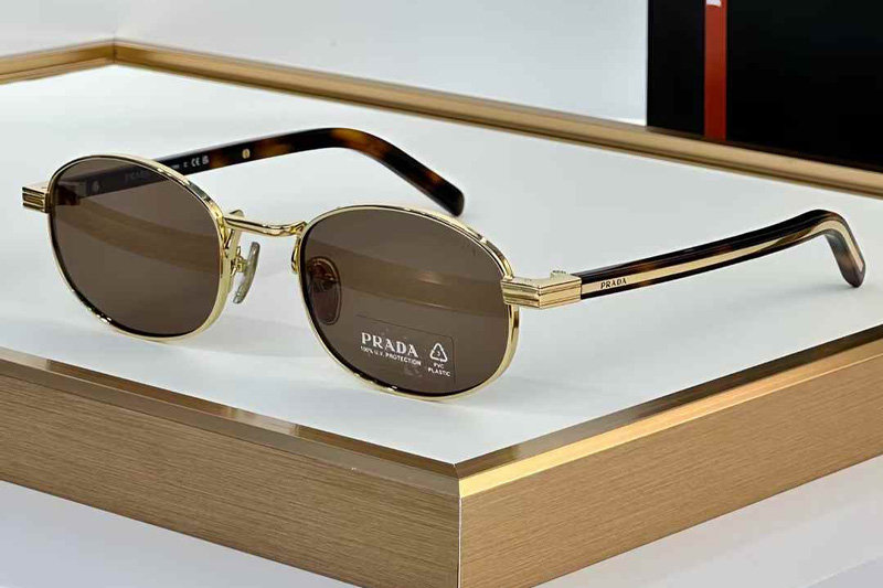 PRB53S Sunglasses Gold Tortoise Brown