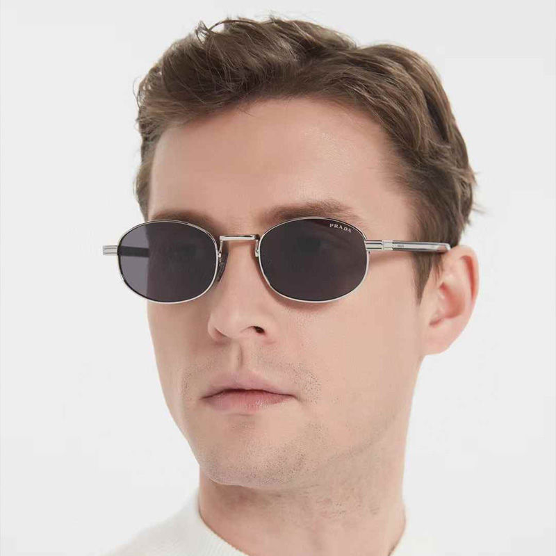 PRB53S Sunglasses Silver Black Gray