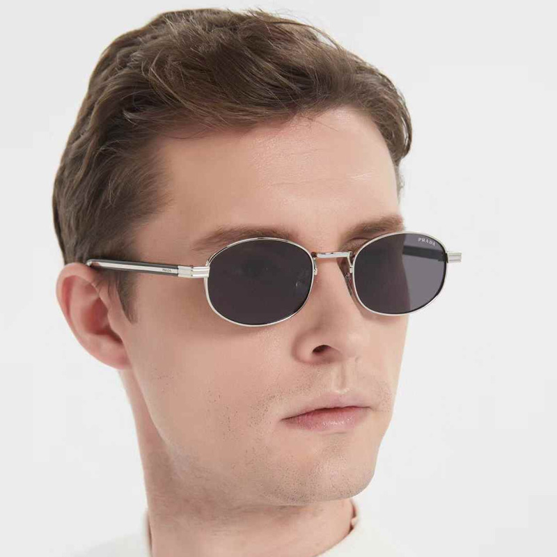 PRB53S Sunglasses Silver Black Gray
