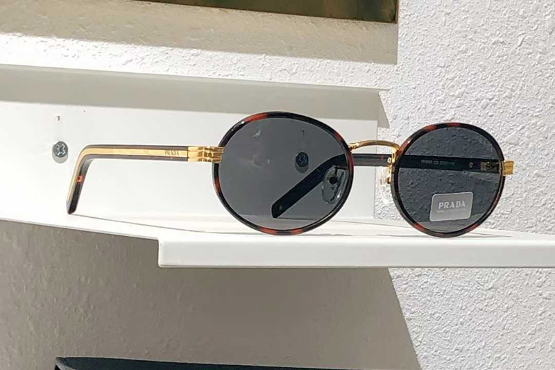 PRB56S Sunglasses Tortoise Gold Gray