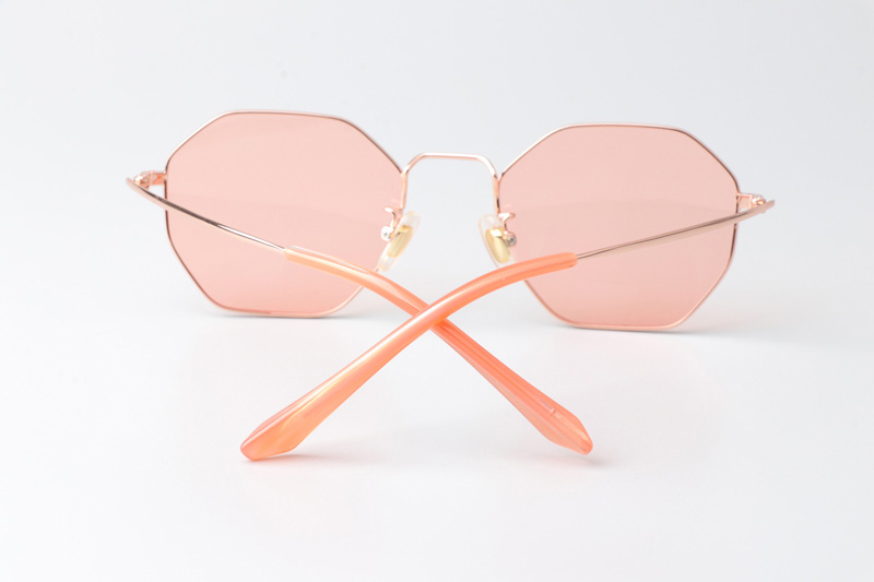 PS7012 Sunglasses Rose Gold Pink