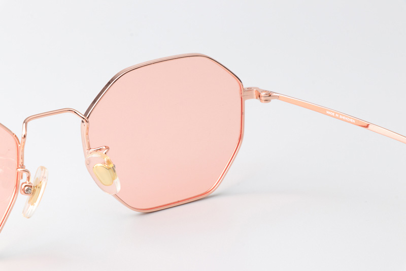 PS7012 Sunglasses Rose Gold Pink