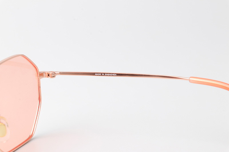 PS7012 Sunglasses Rose Gold Pink