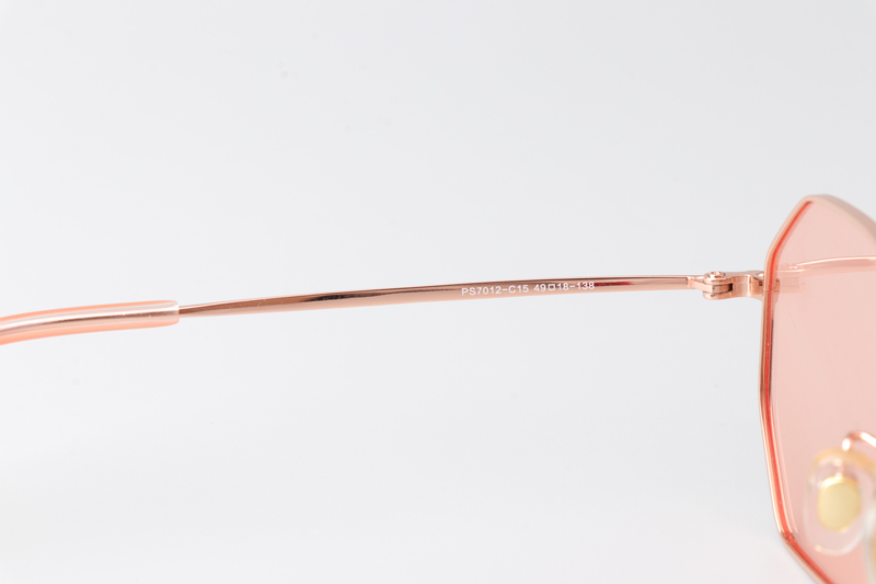 PS7012 Sunglasses Rose Gold Pink