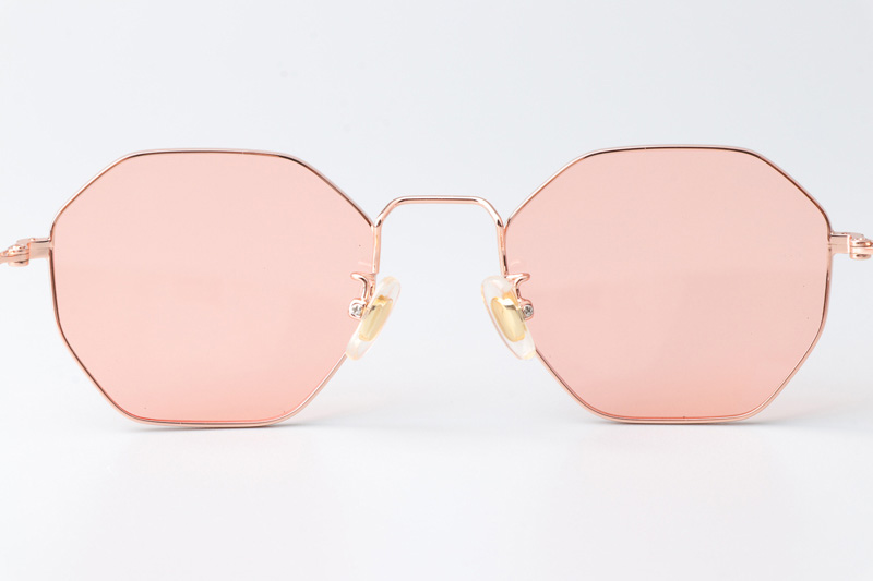 PS7012 Sunglasses Rose Gold Pink