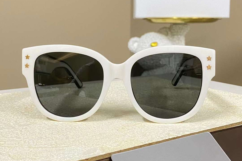 Pacific B2F Sunglasses White Gray