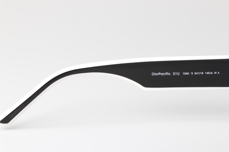 Pacific S1U Sunglasses Black White Gray